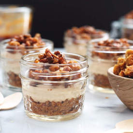 No Bake Caramel Cheesecake Mousse 