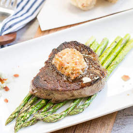 Bacon & Blue Cheese Compound Butter Filet