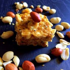 Indian Sesame Peanut Brittle (Sweet & Salty)